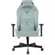 Кресло игровое Knight N1 Fabric серо-голубой Light-28 с подголов. крестов. металл. Фото товара с разных ракурсов.