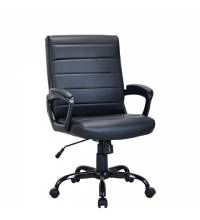 Кресло  "Win MG-353", кожзам, разборное пятилучие, черное, 532981